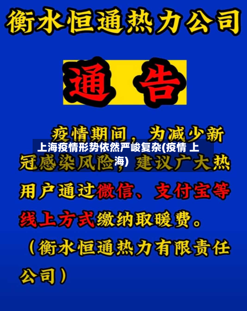 上海疫情形势依然严峻复杂(疫情 上海)-第2张图片