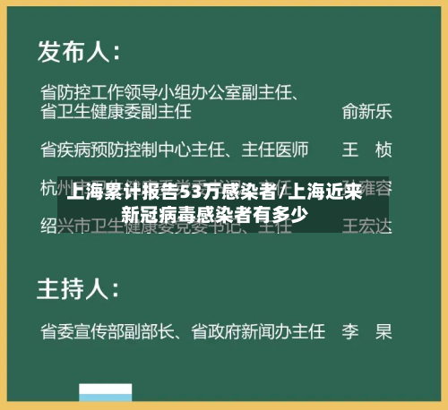 上海累计报告53万感染者/上海近来新冠病毒感染者有多少-第3张图片