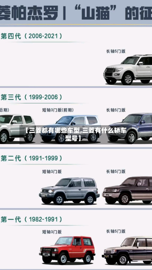 【三菱都有哪些车型,三菱有什么轿车型号】-第2张图片