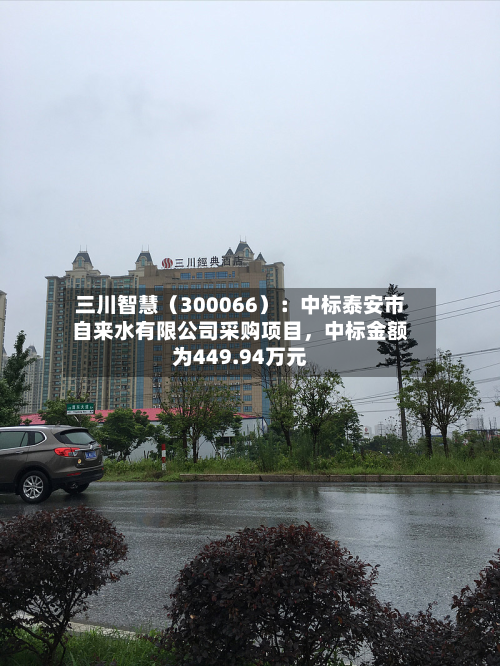 三川智慧（300066）：中标泰安市自来水有限公司采购项目，中标金额为449.94万元-第2张图片