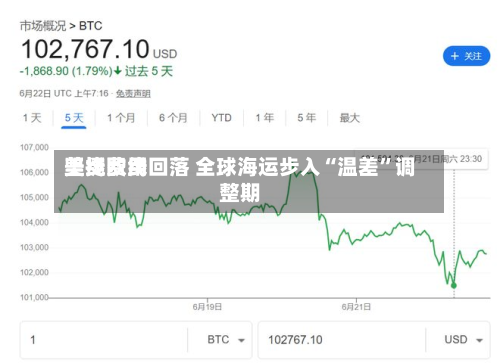 美线费用坚挺欧线回落 全球海运步入“温差	”调整期-第2张图片
