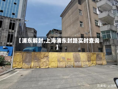 【浦东解封,上海浦东封路实时查询】