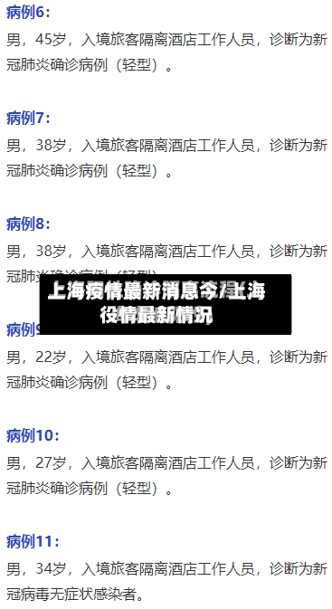 上海疫情最新消息今/上海役情最新情况-第3张图片