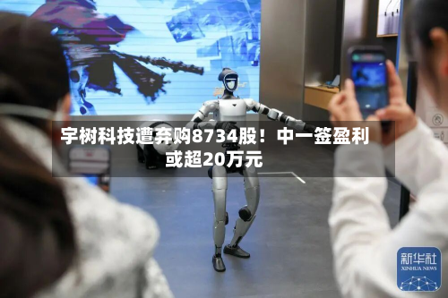 宇树科技遭弃购8734股！中一签盈利或超20万元
