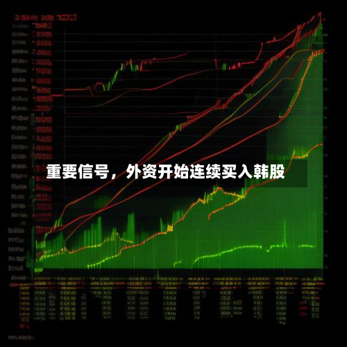 重要信号，外资开始连续买入韩股-第3张图片