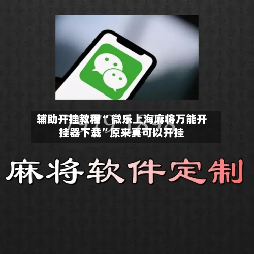 辅助开挂教程“ 微乐上海麻将万能开挂器下载”原来真可以开挂-第1张图片