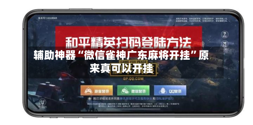 辅助神器“微信雀神广东麻将开挂	”原来真可以开挂-第2张图片