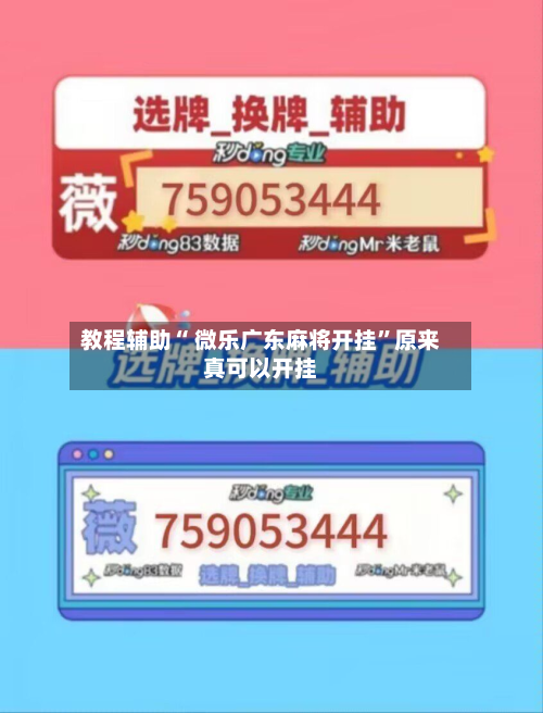教程辅助“ 微乐广东麻将开挂	”原来真可以开挂-第2张图片