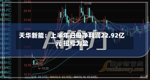 天华新能：上半年归母净利润22.92亿元 扭亏为盈