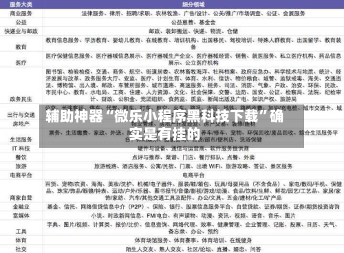 辅助神器“微乐小程序黑科技下载”确实是有挂的