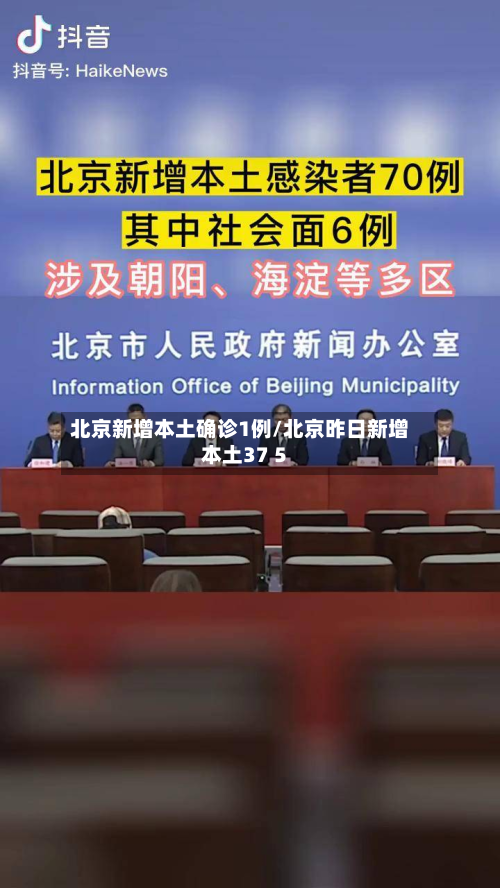 北京新增本土确诊1例/北京昨日新增本土37 5-第2张图片