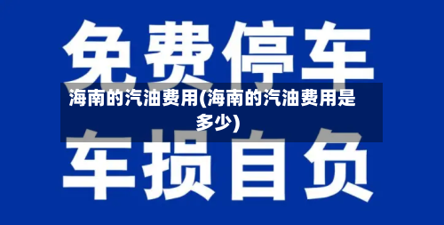 海南的汽油费用(海南的汽油费用是多少)