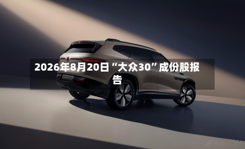 2026年8月20日“大众30”成份股报告-第3张图片