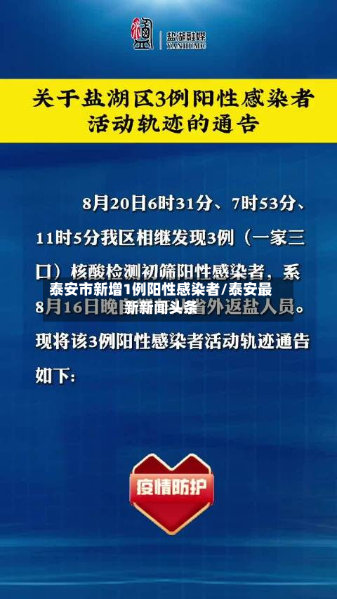 泰安市新增1例阳性感染者/泰安最新新闻头条-第2张图片
