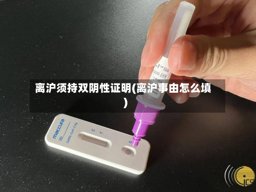 离沪须持双阴性证明(离沪事由怎么填)-第3张图片