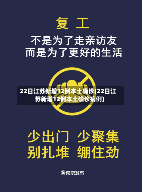 22日江苏新增12例本土确诊(22日江苏新增12例本土确诊病例)-第2张图片