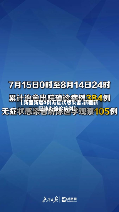 【新疆新增4例无症状感染者,新疆新冠肺炎确诊病例】