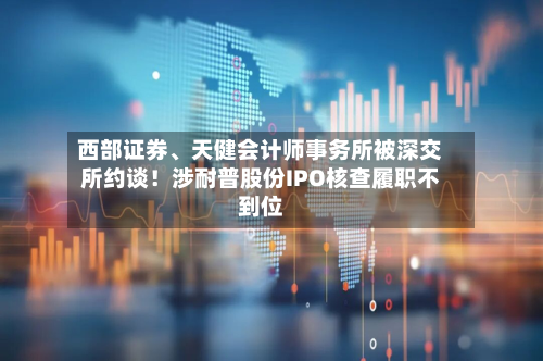 西部证券、天健会计师事务所被深交所约谈！涉耐普股份IPO核查履职不到位-第3张图片
