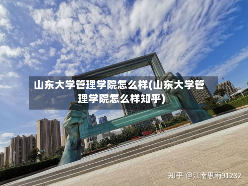 山东大学管理学院怎么样(山东大学管理学院怎么样知乎)-第2张图片