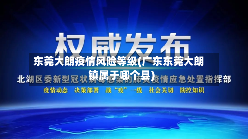 东莞大朗疫情风险等级(广东东莞大朗镇属于哪个县)