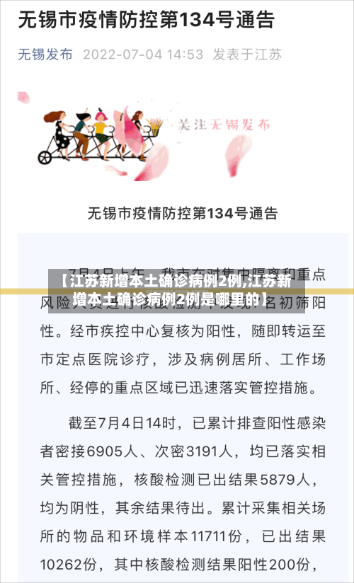 【江苏新增本土确诊病例2例,江苏新增本土确诊病例2例是哪里的】-第3张图片