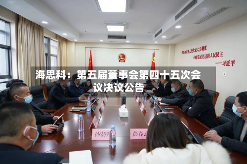 海思科：第五届董事会第四十五次会议决议公告-第1张图片
