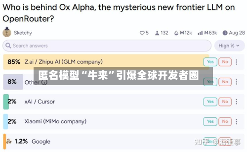 匿名模型“牛来”引爆全球开发者圈-第2张图片