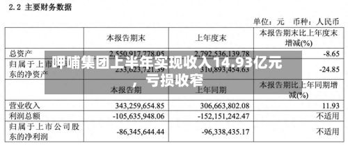 呷哺集团上半年实现收入14.93亿元，亏损收窄-第3张图片