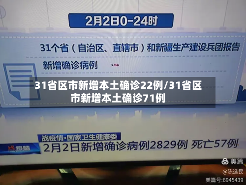 31省区市新增本土确诊22例/31省区市新增本土确诊71例-第2张图片