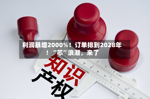 利润暴增2000%！订单排到2028年！“芯”浪潮，来了-第3张图片