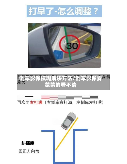 倒车影像模糊解决方法/倒车影像雾蒙蒙的看不清