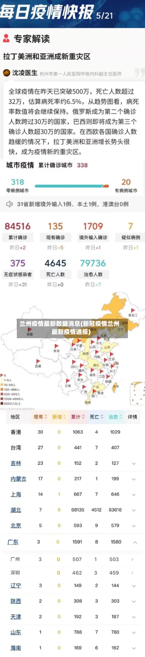 兰州疫情最新数据消息(新冠疫情兰州最新疫情通报)-第3张图片