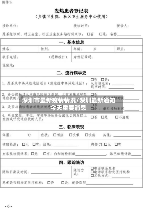 深圳市最新疫情情况/深圳最新通知今天重要消息-第2张图片