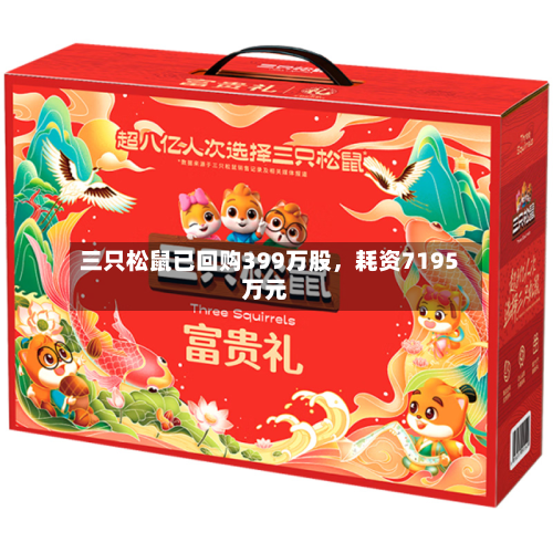 三只松鼠已回购399万股，耗资7195万元-第1张图片