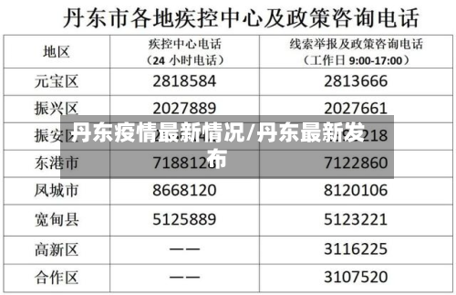 丹东疫情最新情况/丹东最新发布-第2张图片