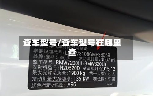 查车型号/查车型号在哪里查-第2张图片
