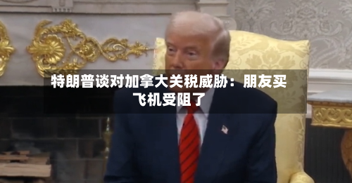 特朗普谈对加拿大关税威胁:朋友买飞机受阻了-第3张图片