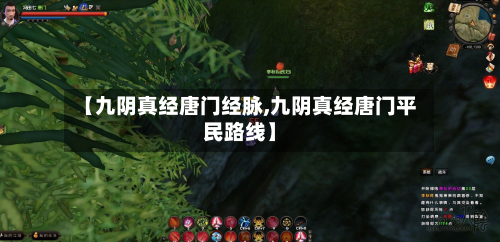 【九阴真经唐门经脉,九阴真经唐门平民路线】-第2张图片