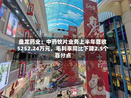 盘龙药业：中药饮片业务上半年营收5252.24万元，毛利率同比下降2.5个百分点-第1张图片
