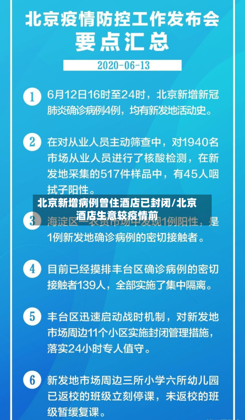北京新增病例曾住酒店已封闭/北京酒店生意较疫情前-第3张图片