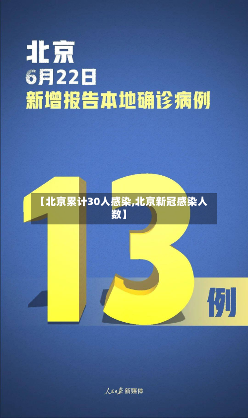 【北京累计30人感染,北京新冠感染人数】