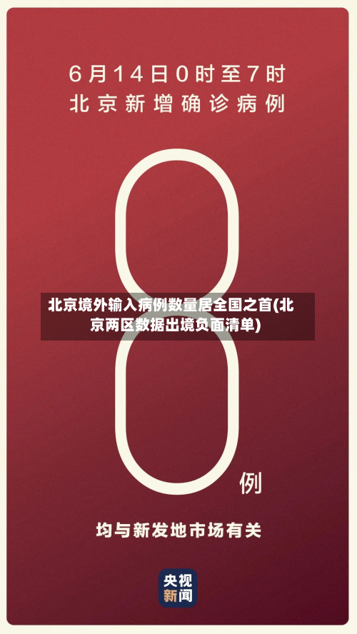 北京境外输入病例数量居全国之首(北京两区数据出境负面清单)