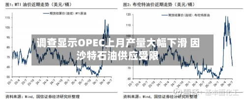 调查显示OPEC上月产量大幅下滑 因沙特石油供应受限-第1张图片
