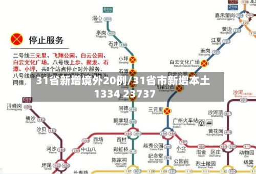 31省新增境外20例/31省市新增本土1334 23737