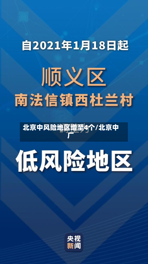 北京中风险地区增至4个/北京中厂-第3张图片