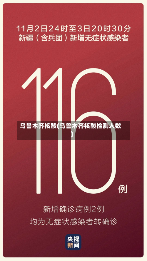 乌鲁木齐核酸(乌鲁木齐核酸检测人数)