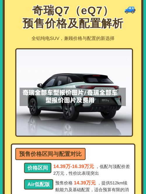 奇瑞全部车型报价图片/奇瑞全部车型报价图片及费用