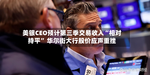 美银CEO预计第三季交易收入“相对持平” 华尔街大行股价应声重挫-第2张图片