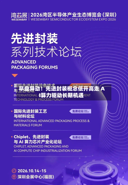 早盘异动!先进封装概念低开高走 AI算力驱动长期机遇