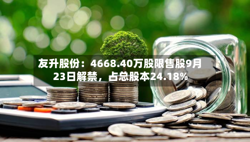 友升股份：4668.40万股限售股9月23日解禁，占总股本24.18%-第3张图片